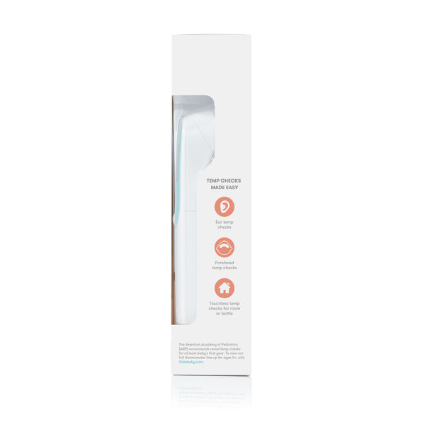 Frida Baby Infrared Thermometer 3 In 1 Ear, Forehead + Touchless For Babies, Toddlers, Adults, And Bottle Temperatures, White