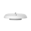 Heka Toilet Waste Lid | Odourless & Telescopic | Fits Heka Diaper Pail | Easy to Use & Clean | 100% Odourless | Eco-friendly & Durable | No Refill Cost | White | 21 x 21 x 10 CM