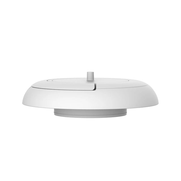 Heka Toilet Waste Lid | Odourless & Telescopic | Fits Heka Diaper Pail | Easy to Use & Clean | 100% Odourless | Eco-friendly & Durable | No Refill Cost | White | 21 x 21 x 10 CM