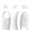 Frida Mom 2-in-1 Lactation Massager - Multiple Modes of Heat + Vibration for Clogged Milk Ducts, Increase Milk Flow, Breast Engorgement - USB Cord Included