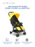 Jeep Compact Air Stroller by Delta Children | Lightweight Travel Stroller | One-Hand Fold | Reclining Seat | UPF 50+ Sun Canopy | Storage Basket | Smooth Ride | 5-Point Harness