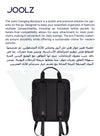 Stylish Diaper Backpack | Spacious Baby Bag with Portable Changing Pad | Insulated Bottle Compartment | Laptop Pocket | Eco-Friendly | Compatible with Hub/Day/Geo | Space Black | 43.5 x 32.5 x 13.5 cm - Space Black