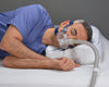 Contour CPAPMax 2-in-1 Cooling Plush CPAP Comfort Pillow - Reduce Air Leaks & Mask Pressure, Hose Tangles, Mask Discomfort & Adjust Thickness, for Side, Stomach, Back Sleepers, All Masks - White