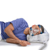 Contour CPAPMax 2-in-1 Cooling Plush CPAP Comfort Pillow - Reduce Air Leaks & Mask Pressure, Hose Tangles, Mask Discomfort & Adjust Thickness, for Side, Stomach, Back Sleepers, All Masks - White
