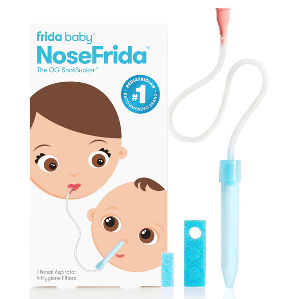 Frida Baby NoseFrida the Snotsucker - Nasal Aspirator in Paper Pack | Baby Nose Cleaner | Baby Nose Sucker for Infants