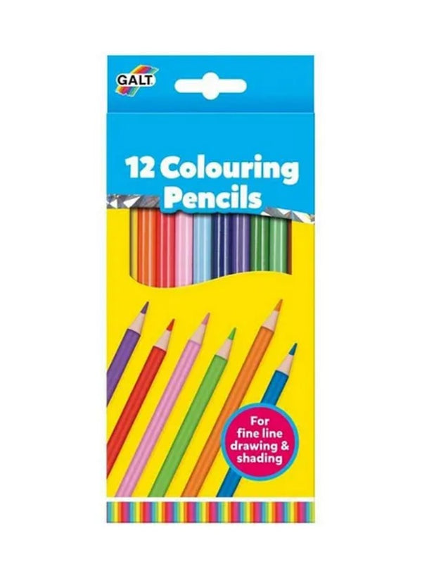 12 Eco-Friendly Colouring Pencils | Vivid Colours | Fine Line Drawing & Shading | Renewable Wood | Perfect for Kids | Ideal for Creative Activities