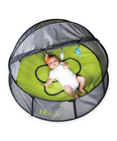 BBLUV Nido Travel & Play Tent for Babies | SPF 50+ UV Protection, Mosquito Net, Easy Pop-Up Design | Portable, Foldable & Lightweight Tent for Beach, Park & Travel