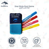 Neoprene DiveStiks | Pool Swimming Aids for Kids | Fun Reward Games | 4-Pack | Flexible & Soft | Encourages Submersion & Control | Length: 19 cm | Storage Pouch Included