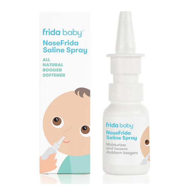 Frida Baby NoseFrida Nasal Saline Spray, Baby Saline Drops + Spray to Soften Nasal Passages, 0.68 fl oz