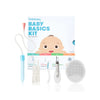 Frida Baby Basics Kit | Baby Essentials Kit Includes Nasal Aspirator Snotsucker, NailFrida Nail Files, Windi Gas Relief, DermaFrida Bath Brush + Silicone Carry Case