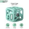 Chew Cube Baby Teether Rattle | Soft Food-Grade Silicone Teething Toy | BPA-Free | Stimulates Gripping & Motor Skills | 3M+ | Dimensions: L 8 x B 2 x H 10.5 cm - CC03M