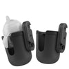 Universal Twist Cup Holder for Pushchairs | Flexible Magnetic Mount | Fits 60–80 mm Diameter Bottles | Upright Angle Adjustment | Quick & Easy One-Hand Use | 10 × 8 × 8 cm