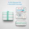 Frida Baby Mobile Medicine Cabinet Travel Kit | Baby Essentials Gift Set Includes NoseFrida Snotsucker, Rectal Thermometer, MediFrida Medicine Dispenser with Portable Carrying Case
