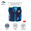 Konfidence Jacket | Buoyancy Aid for Swimming | Removable Floats | 6-7 Years | Blue Palm | Ideal for Swimming Lessons & Water Fun | Adjustable