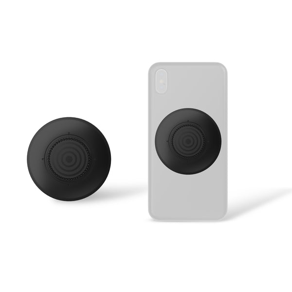 Universal VACUUM-Magnetic Adhesive Phone Mount | Turns Any Smartphone Case into VACUUM-Compatible | 360° Rotation | Easy One-Hand Use | For Smooth Surfaces | 4 × 6 × 0.3 cm