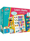 Learn Maths Set | 83 Exercises | 90 Self-Correcting Number Tiles | 15 Fun Learning Cards | Addition | Subtraction | Multiplication | Carry Case | For 4+ Years | Dimensions: 30x22x8 CM