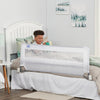 Regalo Extra Long Swing Down Bed Rail – Safe & Secure Toddler Bed Guard, Easy Fold Down, Sturdy & Breathable Mesh, Fits Twin to Queen Size Beds
