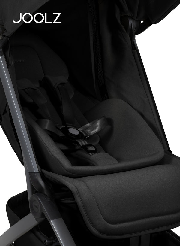 Newborn Insert for Aer+ / Aer2 / Day5 / Hub Strollers | Cosy Infant Seat Cushion | Easy Fold with Buggy | Lightweight Travel-Friendly Baby Support | 70 x 30 x 8 cm - Space Black