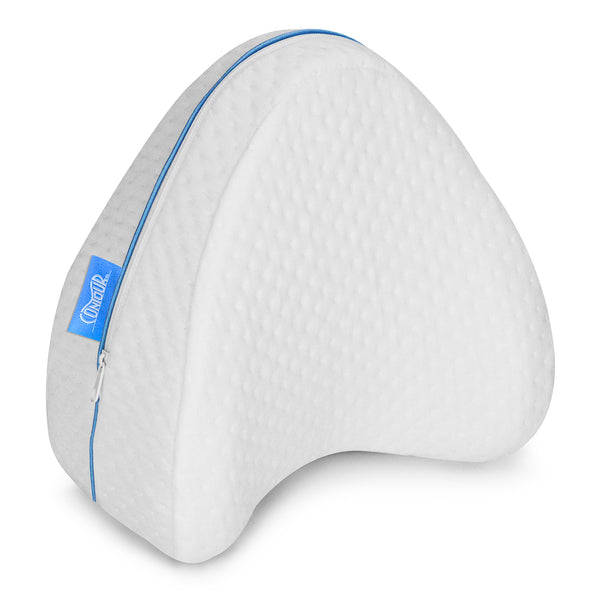 Contour Legacy Leg Pillow for Back, Hip, Legs, Knee & Joints | Memory Foam Cushion Pregnancy & Leg Positioner Pillows for Side Sleeping & Back Pain | As Seen on TV, White 29-450R