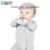 Dual-Sided Munch Mitts for Newborns | Teething & Anti-Scratch Mitts | Soft Silicone & Fabric | Adjustable Strap | 0-3 Months | Black & White Geo | Machine Washable - MINI06BW