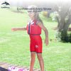 Konfidence™ Swim Jacket | Adjustable Buoyancy Aid for Kids | UV Protection | Lightweight & Quick Drying | Ideal for Swim Lessons & Water Fun | 3mm Neoprene | Yellow/Red  6 - 7 Years