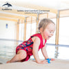 Splashy Babywarma™ Wetsuit | Baby Swim Gear | Strawberry | 2mm Neoprene | 50+ UV Protection | Easy Lay-Flat Design | Comfortable & Flexible | 12-24 Months