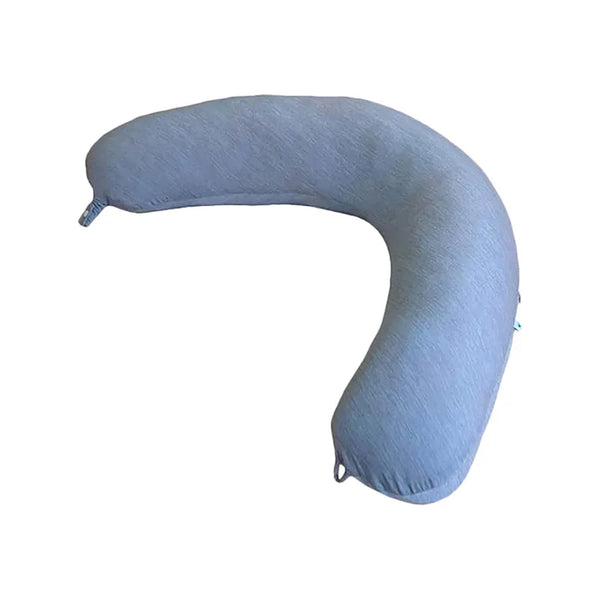 Pharmedoc Crescent Cooling Pregnancy Pillows - Body Pillow for Adults - Side Sleeper – Maternity and Nursing Pillow Breast Feeding - Pregnancy Must Haves - Dark Grey Cooling Cover