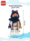 Manhattan Toys LEGO Ninjago Sora Plush Character Toy, Soft Collectible Ninja Doll for Kids, Bedroom Decor, Gift for Boys & Girls, Stuffed Figure, 35.6 cm