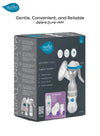 Manual Breast Pump | 120mL | 2-Phase Suction | Soft Silicone Cup | Ergonomic Design | Portable & Lightweight | Easy to Clean | Ideal for On-the-Go | 20 x 20 x 20 CM