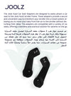 Joolz Hub² Car Seat Adapter Set | Seamless Transition from Car to Stroller | Compatible with Major Infant Car Seats | Quick Attach & Detach | Lightweight & Compact Design | 6.2 x 9.3 x 29.7 cm - Black
