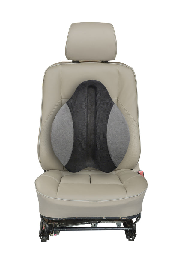 Contour Freedom Back Lumbar Support Cushion – Full-Length Comfort from Upper Back to Hips with Unique Spinal Channel, Lateral Wings & Lower Center Cutout. Lightweight Design Fits in More Chairs, Including Car Seats!