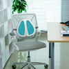 Contour Revolutionary Lumbar Cushion with KoolGel | Features Therapeutic Cooling & Soothing Comfort | Generous Coccyx Cutout Relieves Tailbone Pressure | Improves Posture & Spinal Alignment - KoolGel