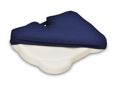 Contour Kabooti Coccyx Foam Seat Cushion 17" Blue, Donut Cushion 3-in-1 Seat Cushion Reduces Pressure & Comforts Sore & Sensitive Areas | For Your Sensitive Bottom Area | The Seat Cushion – Navy Blue, 17"
