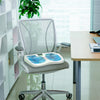 Contour Kabooti Cool Gel Seat Cushion | Coccyx Cushion for Tailbone Pain, Sciatica, Back Pressure Relief | Cooling Seat Support, Ergonomic Chair Cushion for Home, Office, Gaming, Wheelchair, Car Seat