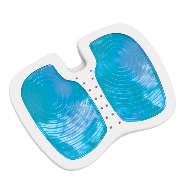 Contour Kabooti Cool Gel Seat Cushion | Coccyx Cushion for Tailbone Pain, Sciatica, Back Pressure Relief | Cooling Seat Support, Ergonomic Chair Cushion for Home, Office, Gaming, Wheelchair, Car Seat