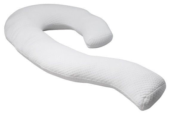 Contour Swan Original Body Pillow | Cozy, Huggable Pillow for Back, Hip, Knee, and Leg Relief | Total Comfort and Support for Side Sleepers | As Seen on TV
