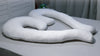 Contour Swan Original Body Pillow | Cozy, Huggable Pillow for Back, Hip, Knee, and Leg Relief | Total Comfort and Support for Side Sleepers | As Seen on TV