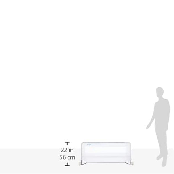 Regalo Swing Down Bed Rail Guard – Extra Long, Secure & Foldable Toddler Safety Barrier – Fits Twin, Full & Queen Beds – Easy Install & Sturdy Design