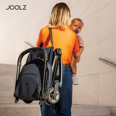 Aer² Compact & Lightweight Baby Stroller | One-Hand Fold | Suitable from Newborn to Toddler | Easy Steering | Airplane Friendly | Ultra-Compact | 44x53x23.5 CM | Navy Blue | 6.2 Kg