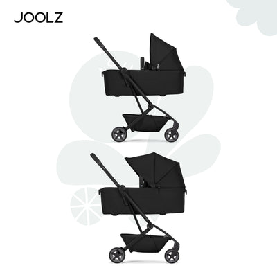 Aer² Compact & Lightweight Baby Cot | Self-Standing Fold | Suitable for Newborns | Space Black | Breathable Mattress | UPF 50+ Sun Protection | Ultra-Compact | 90x42x15 CM | 3.9 Kg