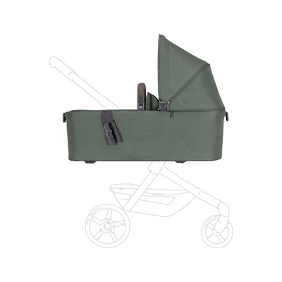 Aer² Compact & Lightweight Baby Cot | Self-Standing Fold | Suitable for Newborns | Forest Green | Breathable Mattress | UPF 50+ Sun Protection | Ultra-Compact | 90x42x15 CM | 3.9 Kg
