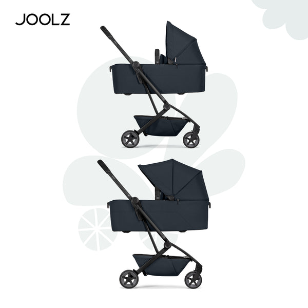 Aer² Compact & Lightweight Baby Cot | Self-Standing Fold | Suitable for Newborns | Navy Blue | Breathable Mattress | UPF 50+ Sun Protection | Ultra-Compact | 90x42x15 CM | 3.9 Kg