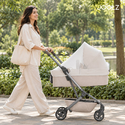 Aer, Aer+ & Aer2 Stroller Mosquito Net | Ultra-Fine Mesh Insect Cover | Breathable Airflow | Full Closure Fit | Shoe Guard Base | Storage Bag | Fits 85 x 45 x 106 cm Buggy