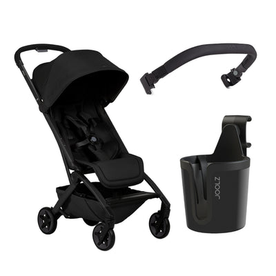 Lightweight Aer2 Baby Stroller with Bumper Bar & Cup Holder | Easy Fold One-Hand | Newborn to Toddler Travel Buggy | Comfortable Reclining Seat | 83×45×105 CM