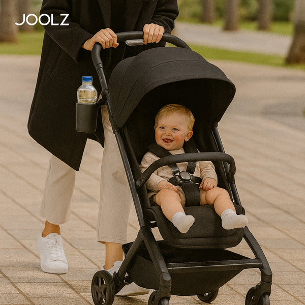 Lightweight Aer2 Baby Stroller with Bumper Bar & Cup Holder | Easy Fold One-Hand | Newborn to Toddler Travel Buggy | Comfortable Reclining Seat | 83×45×105 CM