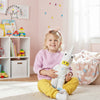 Manhattan Toys LEGO Unicorn Girl Plush Character Toy, Soft Collectible Fantasy Doll for Kids, Cute Room Decor, Gift for Boys & Girls, Stuffed Figure, 35.5 cm