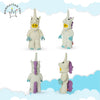 Manhattan Toys LEGO Unicorn Girl Plush Character Toy, Soft Collectible Fantasy Doll for Kids, Cute Room Decor, Gift for Boys & Girls, Stuffed Figure, 35.5 cm