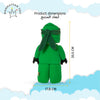 Manhattan Toys LEGO Ninjago Lloyd Plush Character Toy, Soft Collectible Ninja Doll for Kids, Bedroom Decor, Gift for Boys & Girls, Stuffed Figure, 17.8W x 9D x 35.5H cm