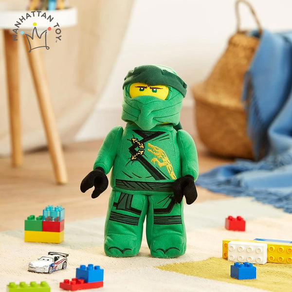 Manhattan Toys LEGO Ninjago Lloyd Plush Character Toy, Soft Collectible Ninja Doll for Kids, Bedroom Decor, Gift for Boys & Girls, Stuffed Figure, 17.8W x 9D x 35.5H cm
