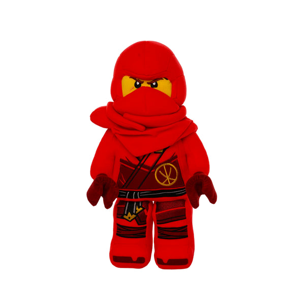 Manhattan Toys LEGO Ninjago Kai Plush Character Toy, Soft Collectible Ninja Doll for Kids, Bedroom Decor, Gift for Boys & Girls, Stuffed Figure, 17.8W x 9D x 35.5H cm